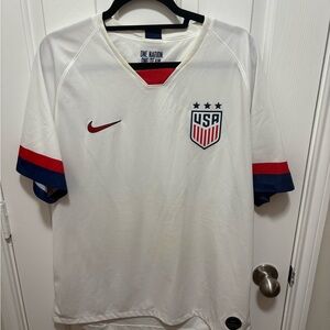 Nike XL USWNT USA Soccer Jersey 2019 White